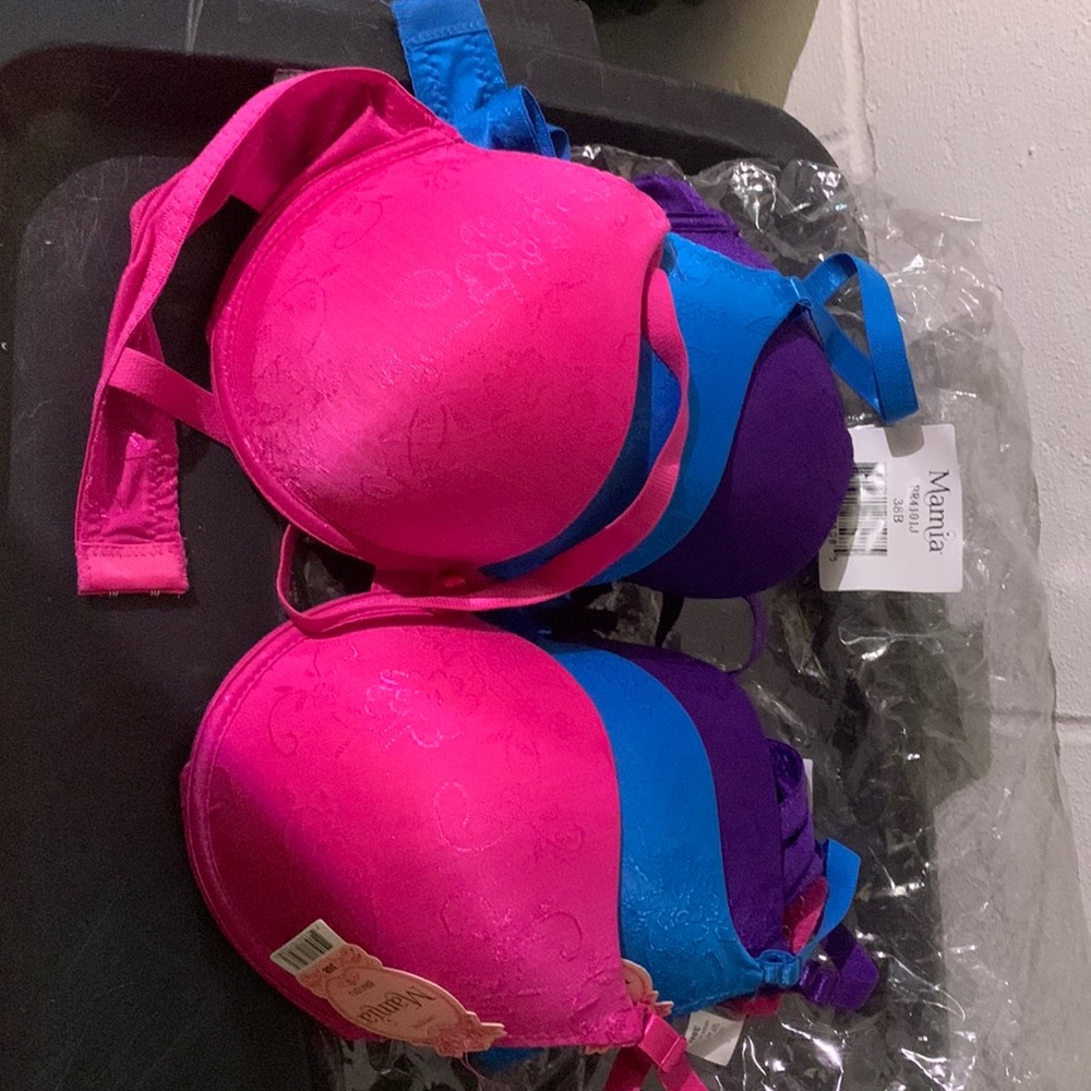 Womens bras nwt colors pink, blue and purple